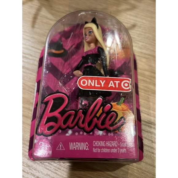 Target Exclusive Halloween Mini Figure 4 Inch Trick or Treat Cat Barbie Doll - Picture 10 of 10